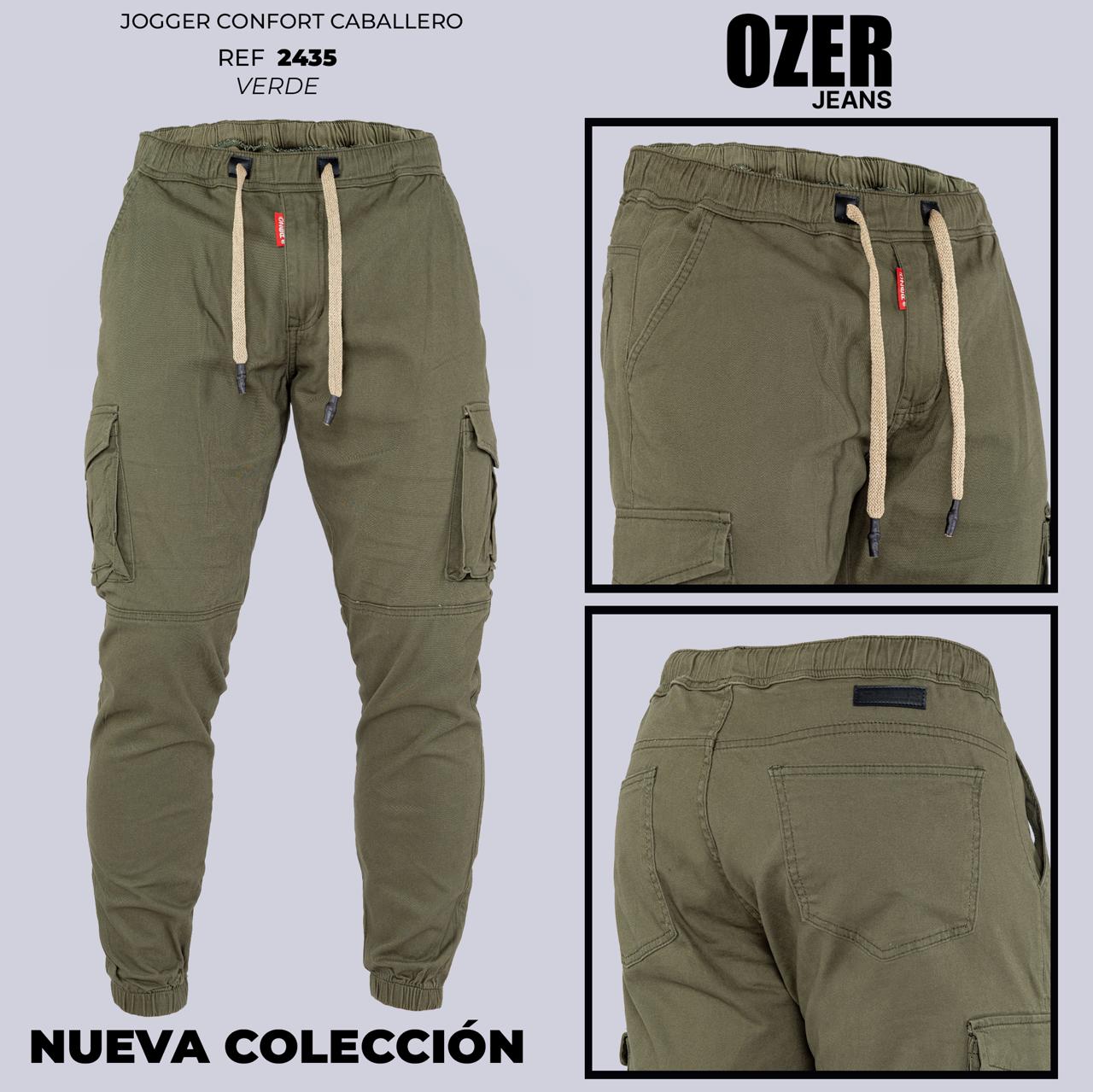 JEAN CARGO REF 2435 verde militar