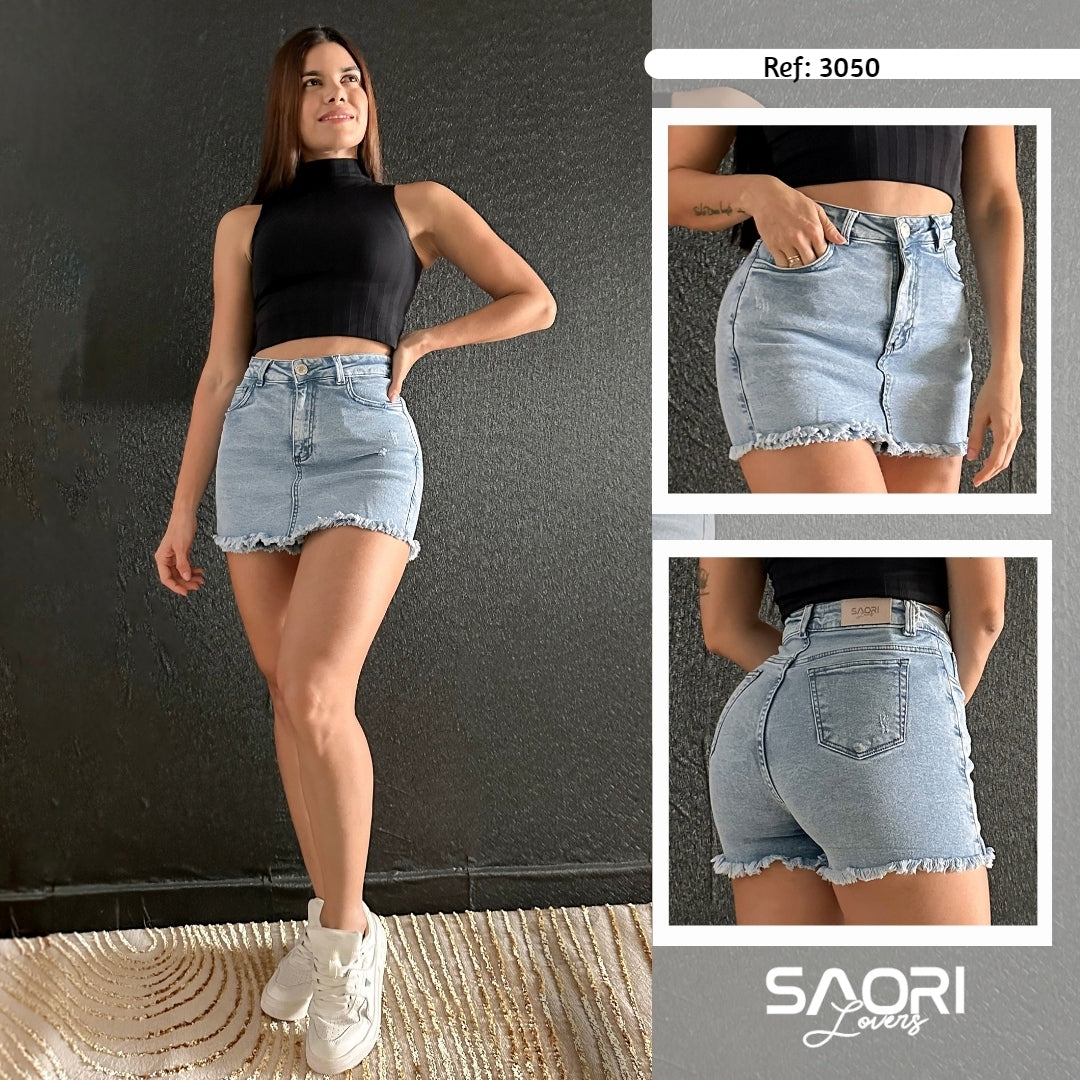 FALDA SHORT TIRO ALTO RF 3050