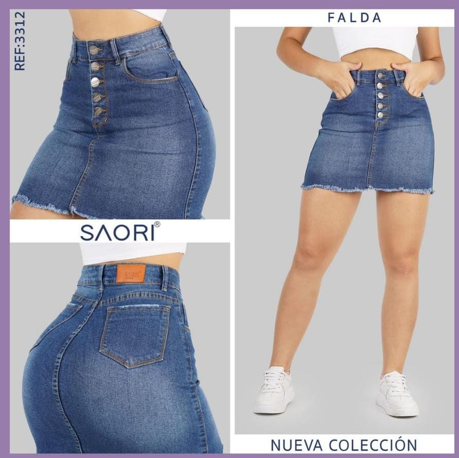 FALDA TIRO ALTO REF 3312