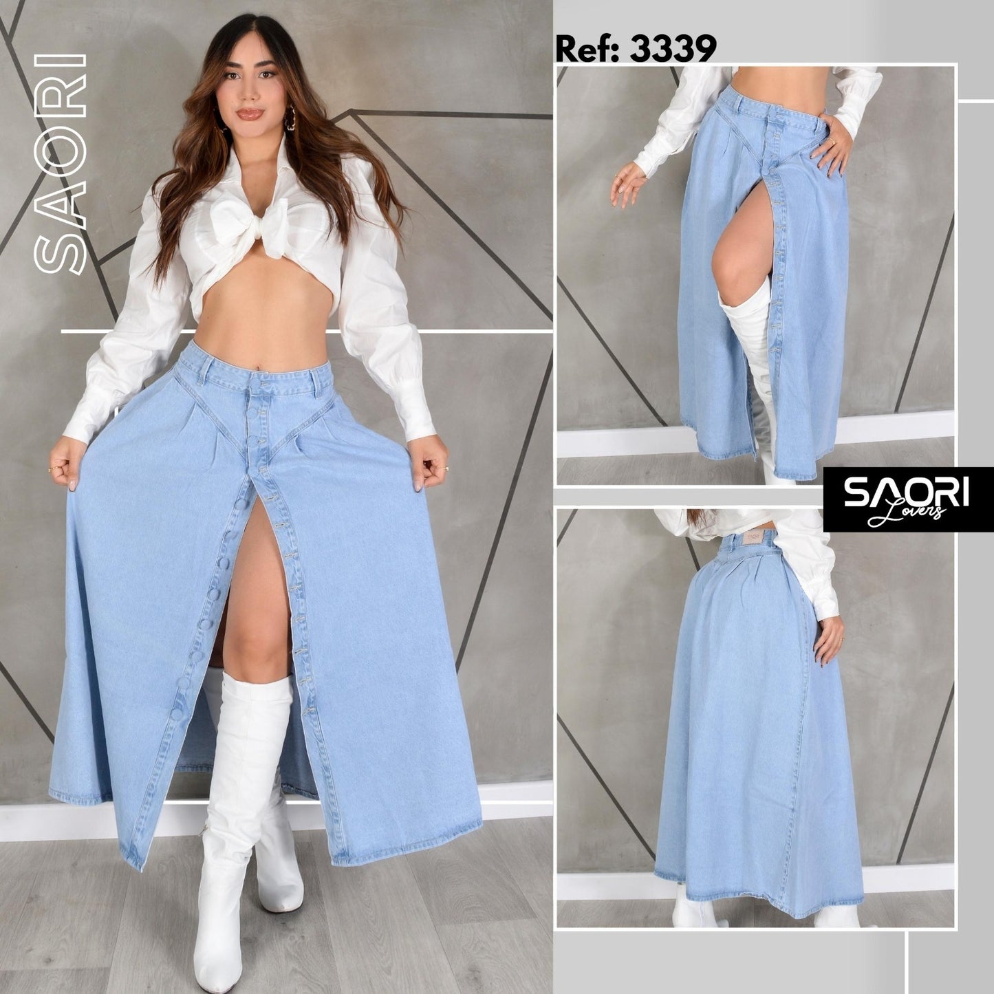 FALDA TIRO ALTO RIGIDA REF 3339