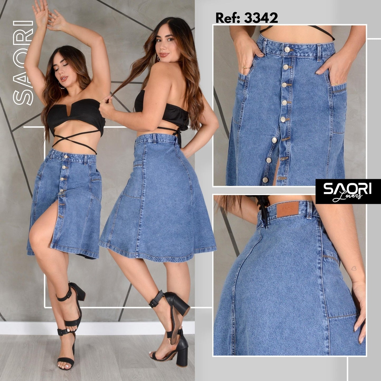 FALDA TIRO ALTO REF 3342