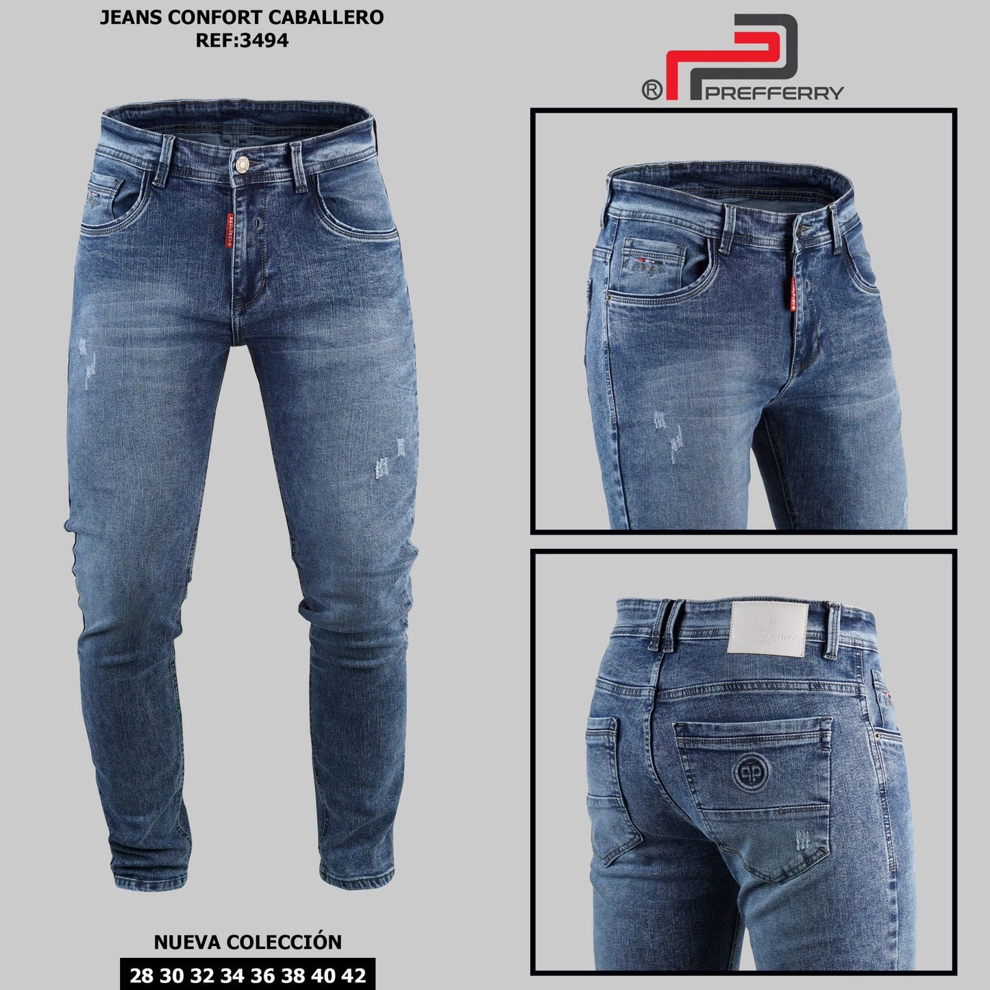 JEAN SLIM CONFORT REF 3494