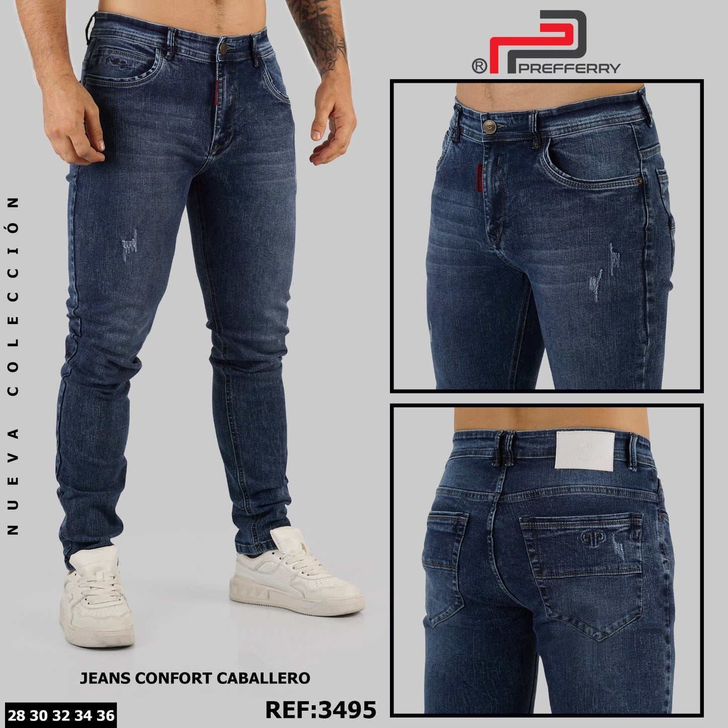 JEAN SLIM CONFORT REF 3495