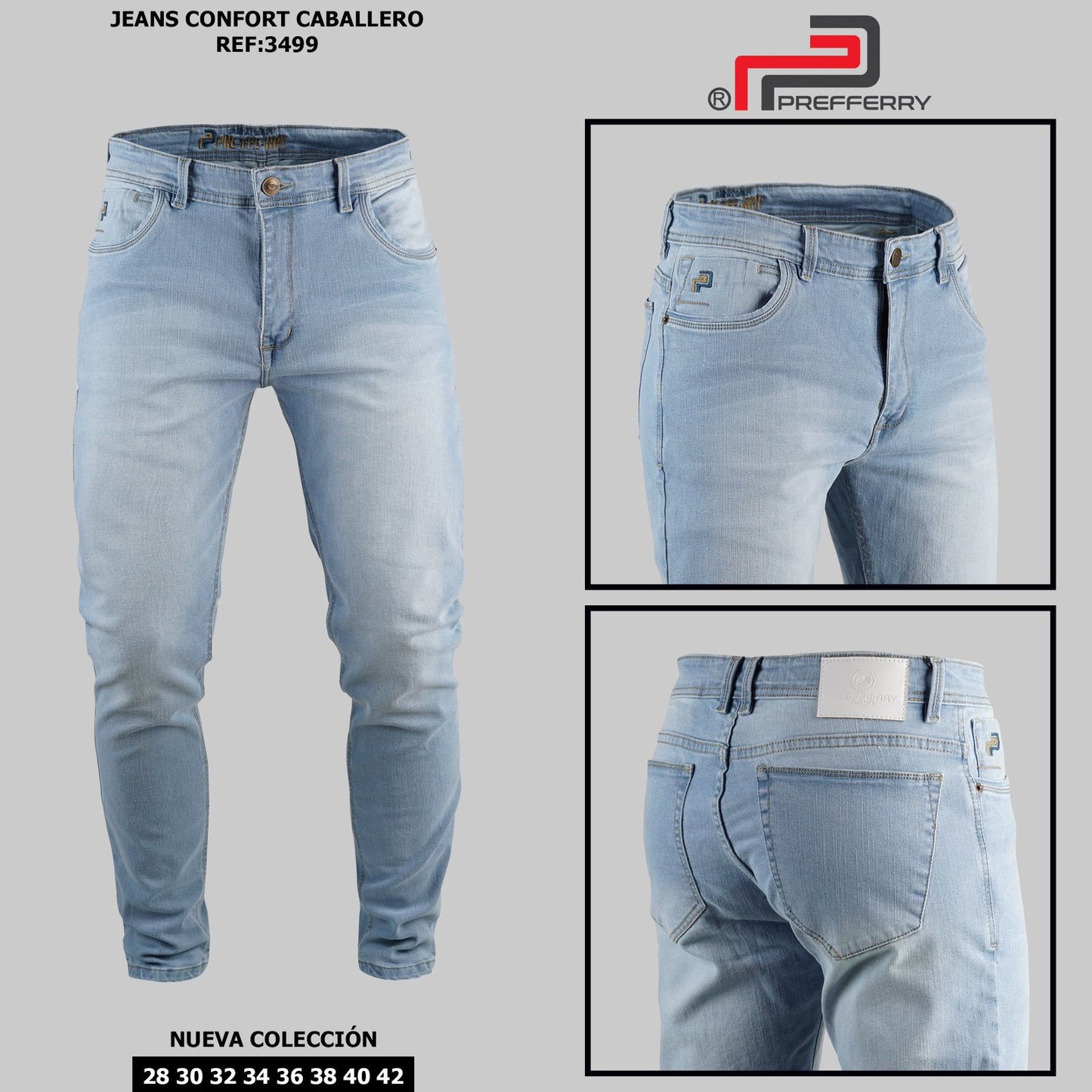 JEAN SLIM CONFORT REF 3499