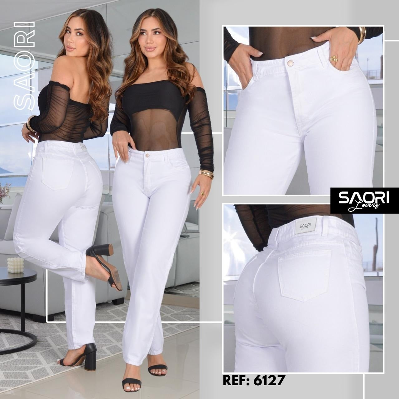 JEAN BOTA RECTA TIRO ALTO 6127 SIN ROTOS