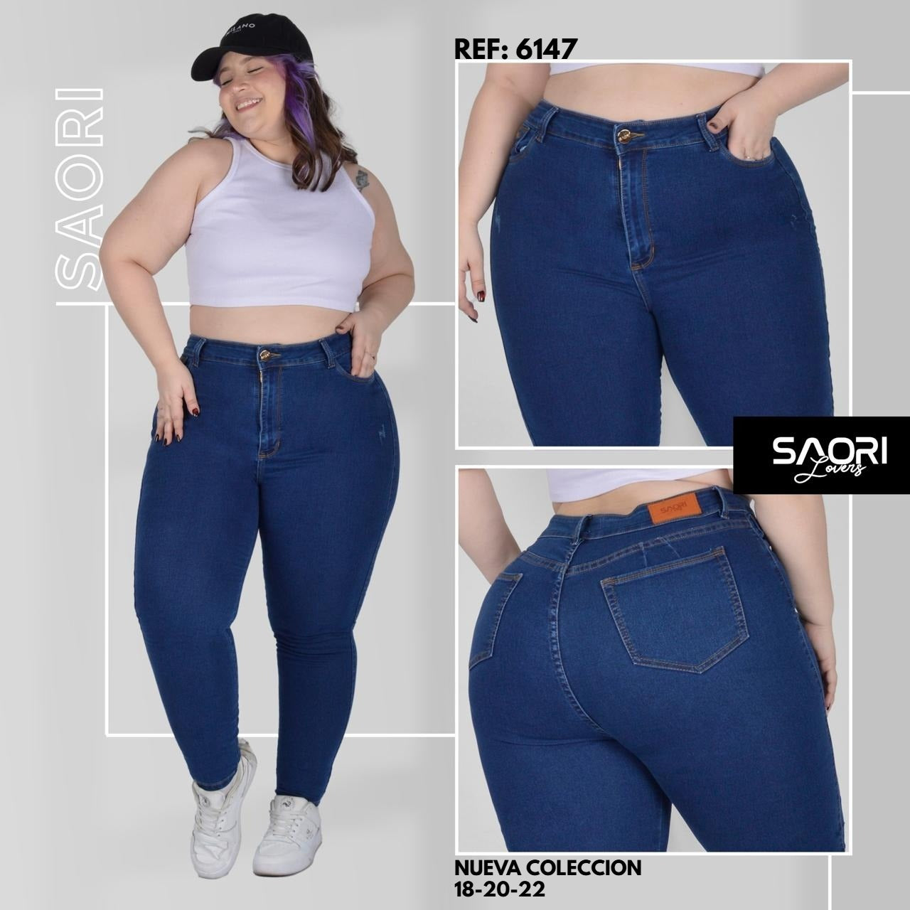 PACK JEANS DAMA PLUS