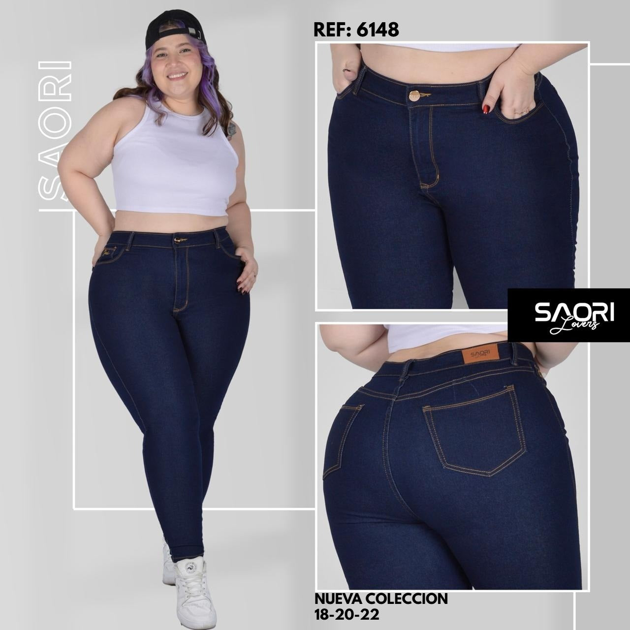 PACK JEANS DAMA PLUS