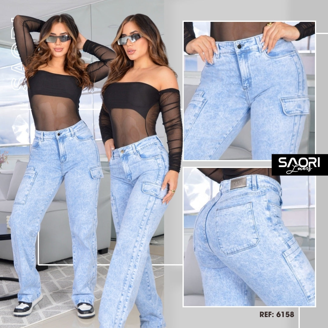 JEANS BOTA RECTA RF 6158