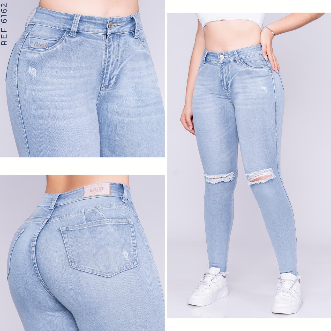 JEAN SKINNY TIRO ALTO REF 6162