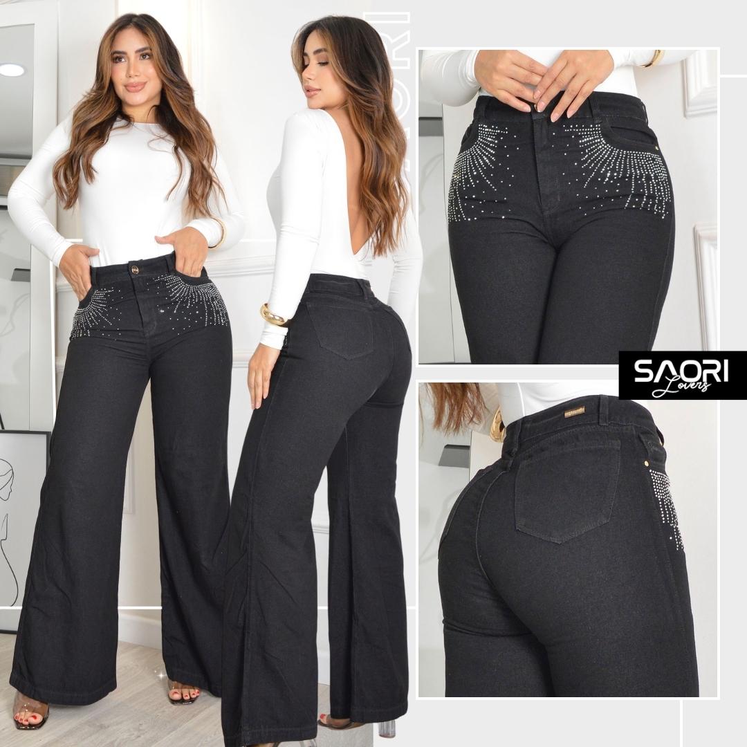 JEAN BOTA RECTA TIRO ALTO RIGIDO REF 6143-1