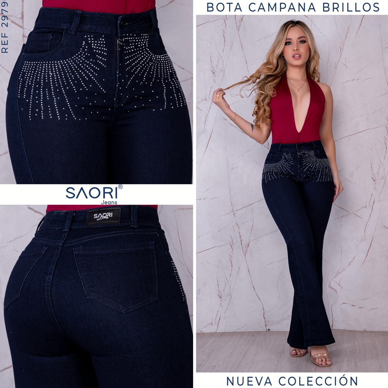 JEAN BOTA RECTA TIRO ALTO RIGIDO REF 2979-1