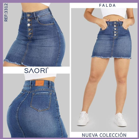 FALDA  TIRO ALTO REF 3312