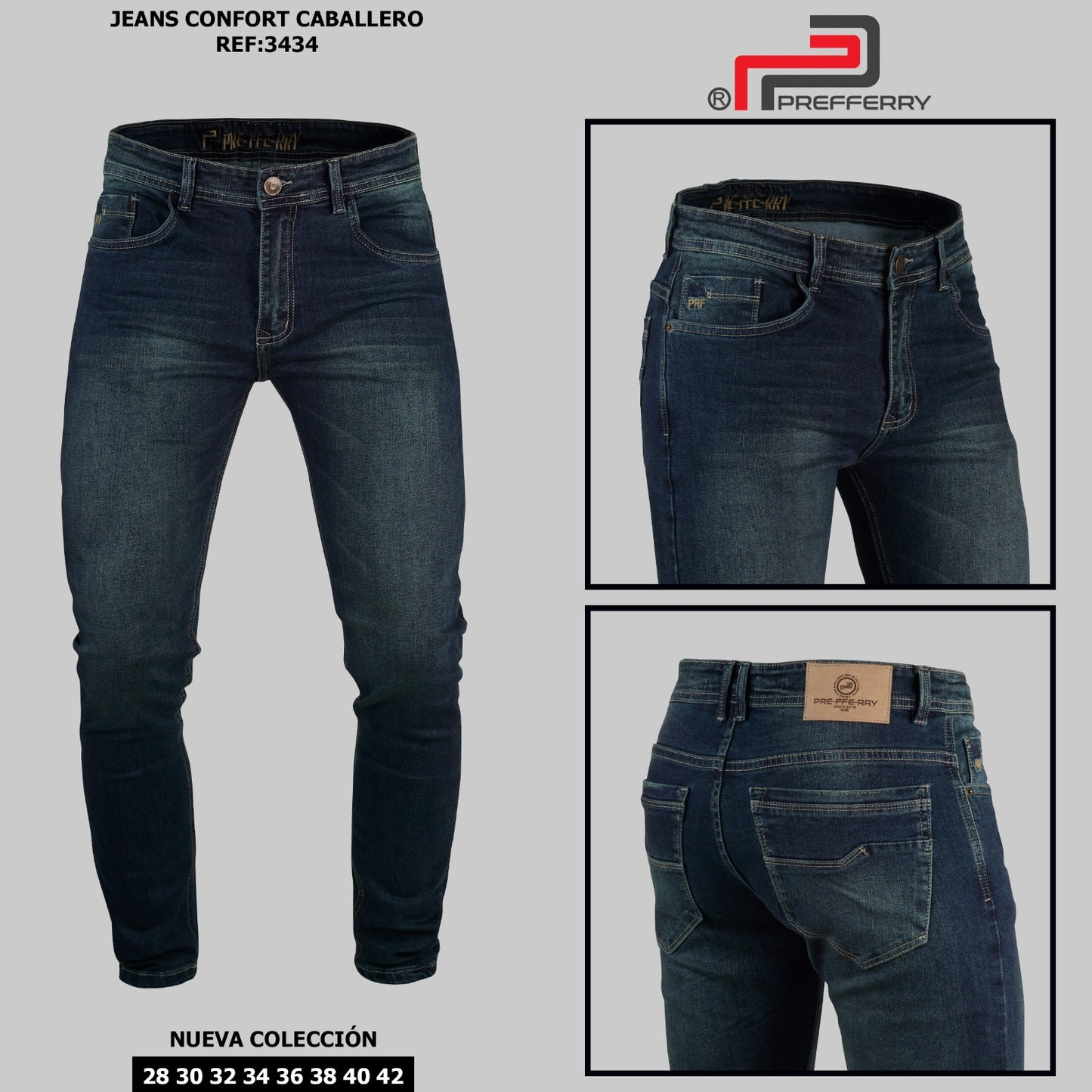 JEAN SLIM CONFORT REF 3434