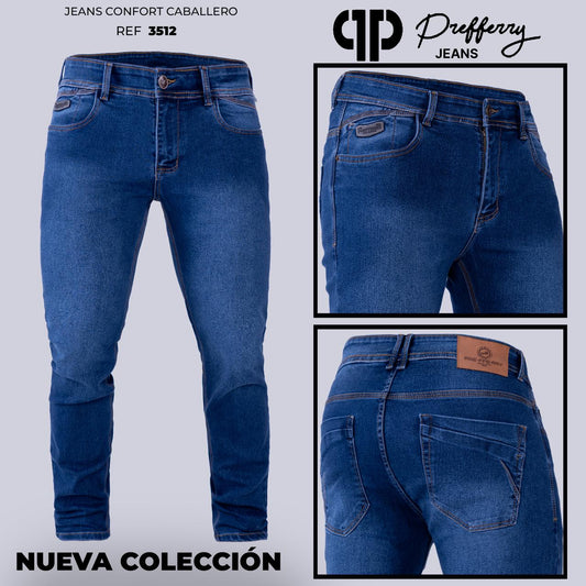 JEAN SLIM CONFORT REF 3512 OSCURA