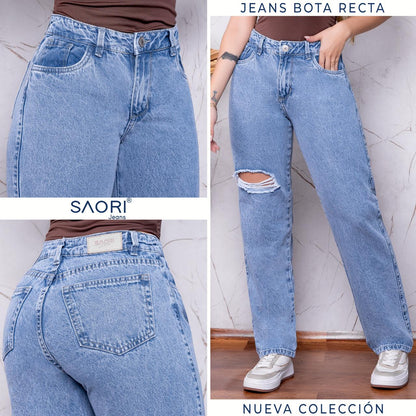 JEAN BOTA RECTA TIRO ALTO 6170