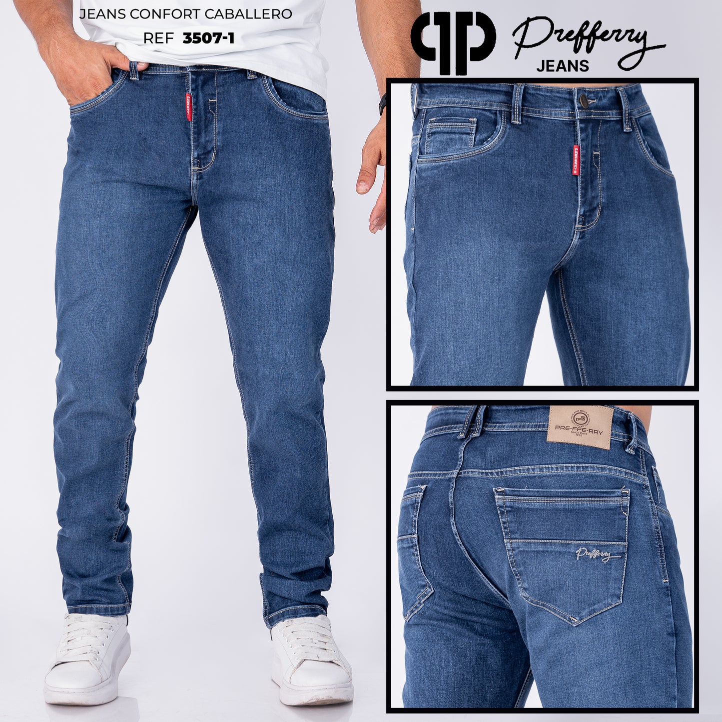 JEAN SLIM CONFORT REF 3507-1