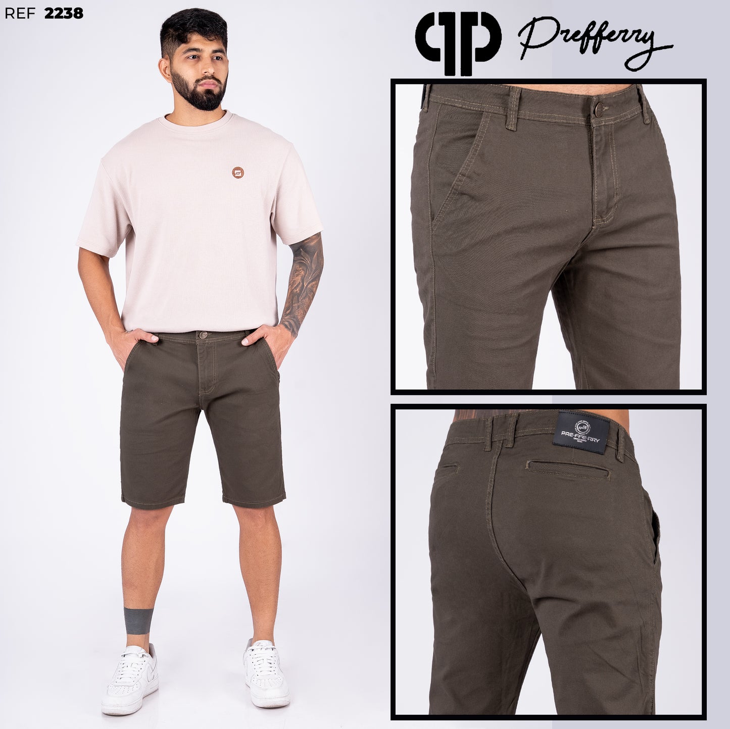 BERMUDA DRILL CONFORT RF 2238