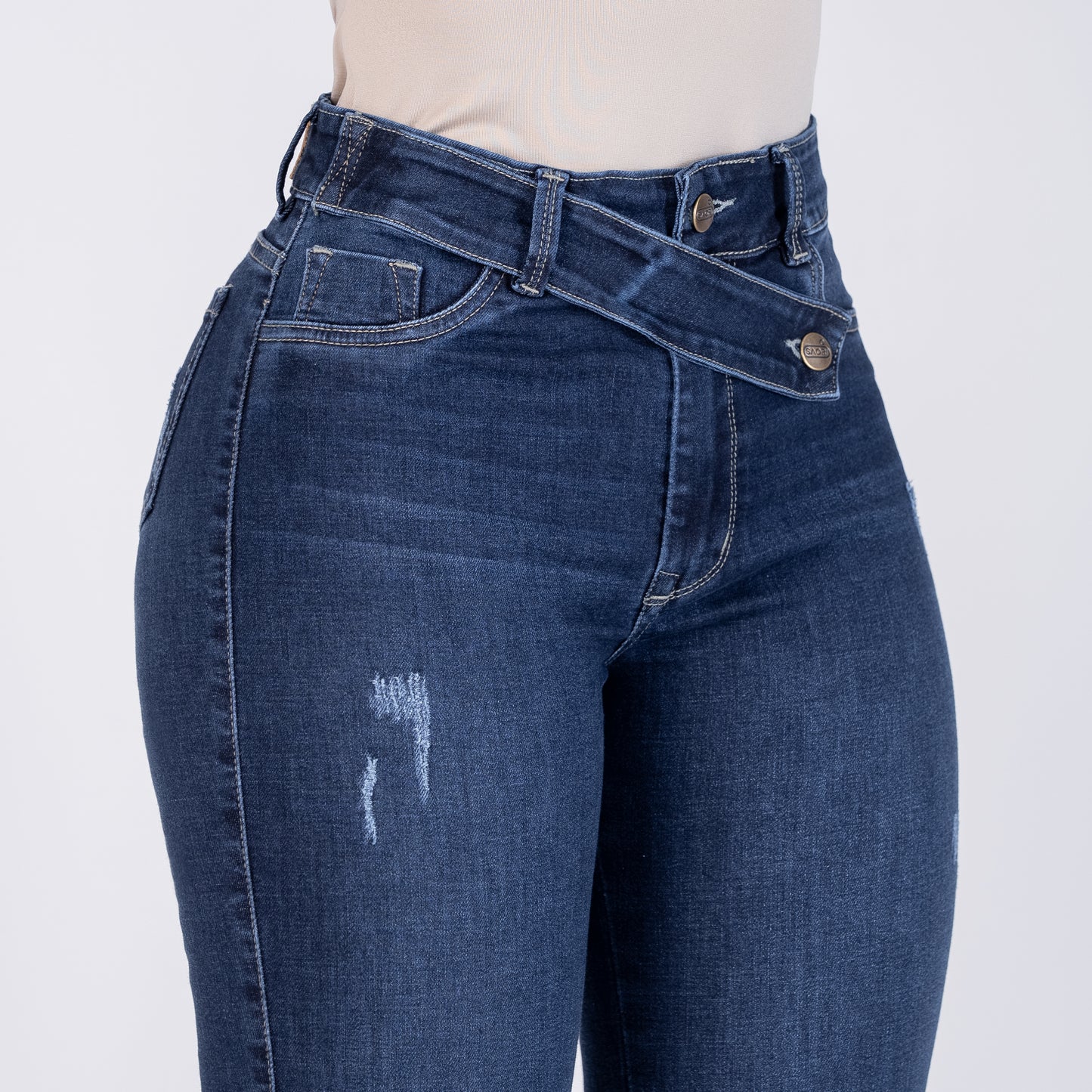 JEAN SKINNY TIRO ALTO REF 6012