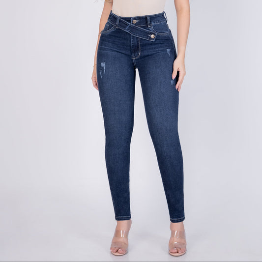 JEAN SKINNY TIRO ALTO REF 6012