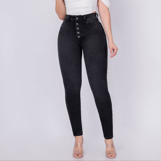 JEAN SKINNY TIRO ALTO REF 6036
