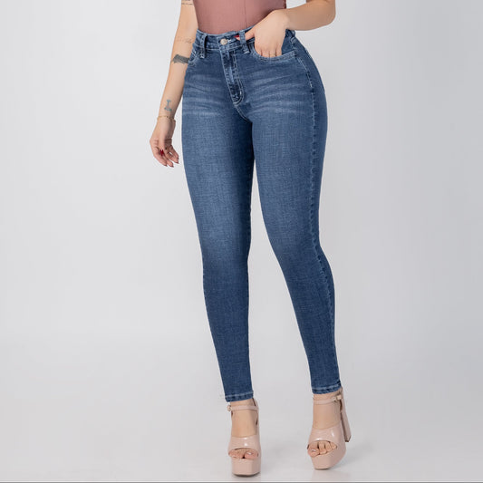 JEAN SKINNY TIRO ALTO REF 6191