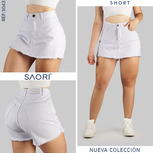 FALDA SHORT RF 3043 BLANCA